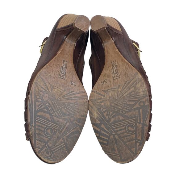 Pikolinos Women's Java Brown Gladiator Slingback Sandal Size US 7.5/8 - Picture 9 of 13